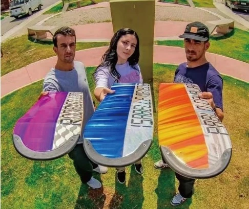 Skateboard Collision Plate by LFT-G PA66 LGF40 Material Skateboard Collision Plate by LFT-G PA66 LGF40 Material
